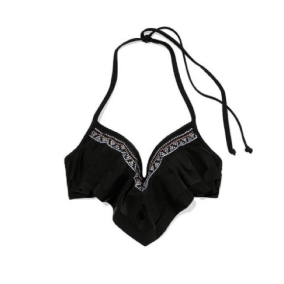 PINK Victoria's Secret Other - Pink Victoria's Secret Push Up  Flounce Bikini top